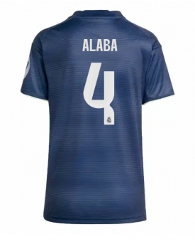 Real Madrid David Alaba #4 Maglia Gara Trasferta Repliche 2025-26 Donna Maniche Corte